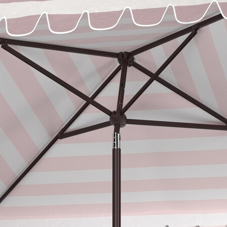 Safavieh 7.5 ft. Vienna Square Umbrella Grey & White PAT8411B